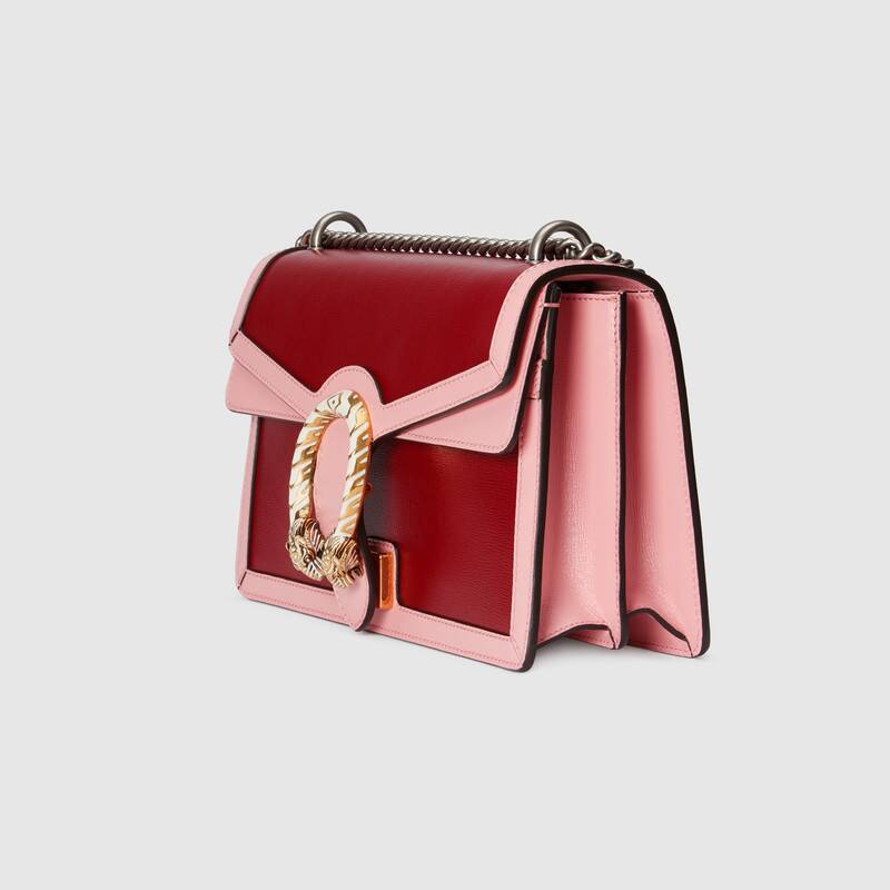 Gucci Dionysus Small Shoulder Bag 400249 Dark red and pink